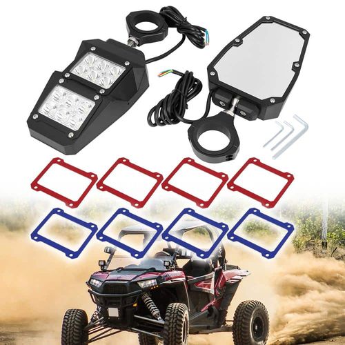 מראות צד עם מנורות LED