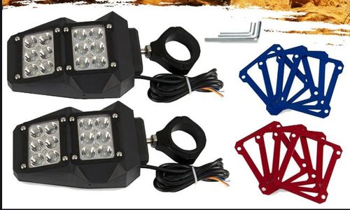 מראות צד עם מנורות LED