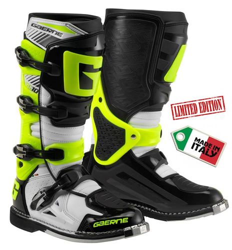 מגפי שטח GAERNE SG10 Limited Edition לבן\צהוב זרחני