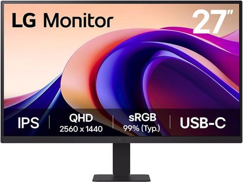 מסך מחשב ''LG 27U631A-B QHD IPS 27 - שחור