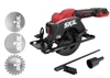 גוף מיני מסור עגול יד אחת נטען 20V Brushless לחיתוך עץ, אלומיניום וקרמיקה + מתנה סוללה 2.0Ah + מטען - סקיל SKIL