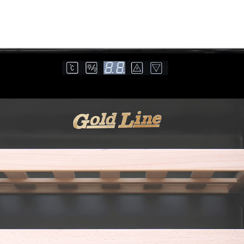 מקרר יין עם מדפי עץ 41 בקבוקים Gold Line BC-41