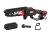גוף מיני מסור שרשרת חשמלי נטען Brushless להב "6 (15 ס"מ) עם מערכת שימון עצמי + מתנה סוללה 2.0Ah + מטען - סקיל SKIL