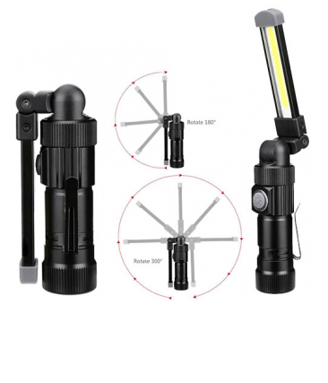 תאורת לד מתקפל גוף אלומיניום KASCO