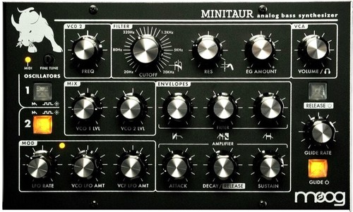 moog - minitaur analog bass synthesizer