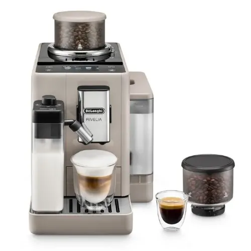 מכונת קפה אוטומטית Delonghi דלונגי Rivelia EXAM440.55BG קרם