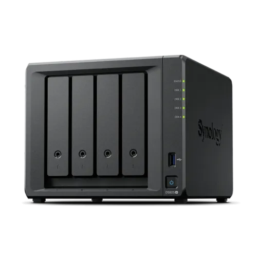 שרת אחסון מתקדם DS925+‎ – 4 NAS ללא כוננים Synology DiskStation DS 925+ 4-Bay