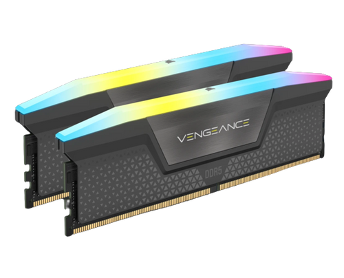 זכרון לנייח Corsair VENGEANCE RGB 48GB 2x24 DDR5 5600MHz C40 XMP3.0