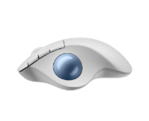עכבר Logitech M575S TrackBall Off-White Blue Ball 2000DPI BT