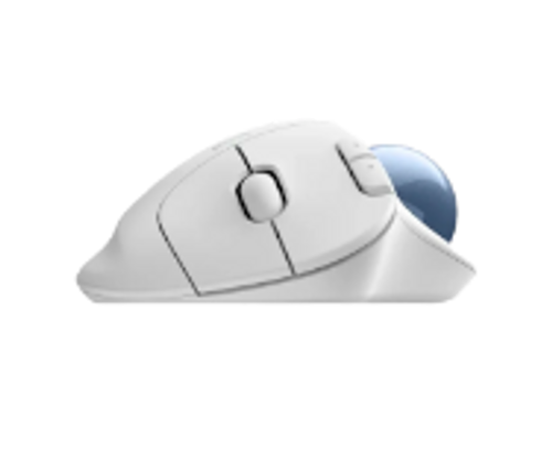 עכבר Logitech M575S TrackBall Off-White Blue Ball 2000DPI BT