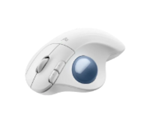 עכבר Logitech M575S TrackBall Off-White Blue Ball 2000DPI BT