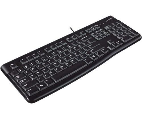 מקלדת לוגיטק חוטית עברית אנגלית LOGITECH K120