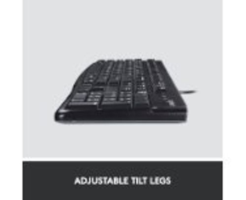 מקלדת לוגיטק חוטית עברית אנגלית LOGITECH K120