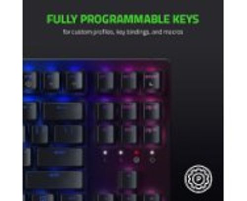 מקלדת גיימינג Razer BlackWidow v3 TKL Wired RGB Green Switches