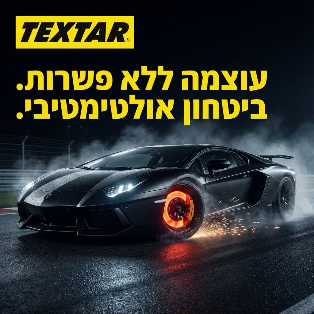 ברקסים של טקסטר Textar – איכות, בטיחות ושקט נפשי