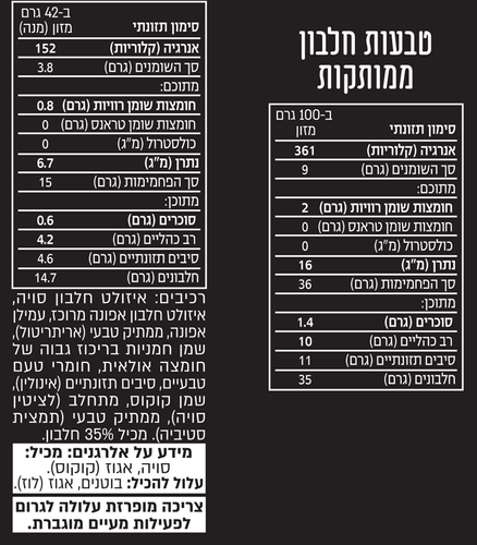טבעות בוקר חלבון - מצופות מתוק (250 גרם) - less & more