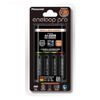 סט 4 סוללות נטענות ומטען מהיר Eneloop Smart Charger + Rechargeable AA 2550mAh