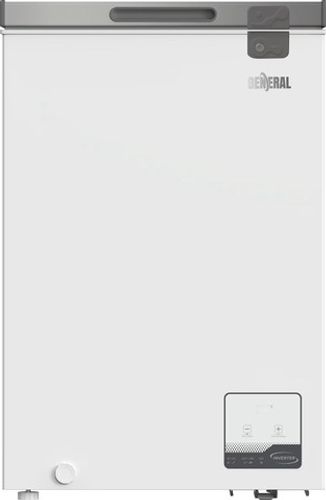  מקפיא שוכב - 99 ליטר General ג'נרל GE101MCIX - לבן/דלת נירוסטה מוכר חיצוני באתר בלבד General מקפיא שוכב - 99 ליטר General ג'נרל GE101MCIX - לבן/דלת נירוסטה