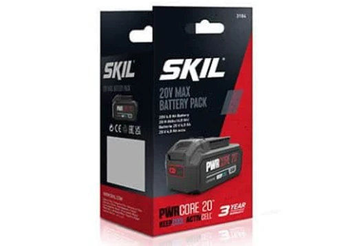 סוללה 20V 4.0Ah בטכנולוגיית Keep Cool - סקיל SKIL