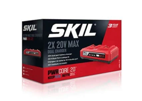 מטען סוללות כפול 2x20V 2.4A - סקיל SKIL