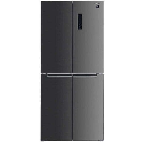 מקרר מקפיא תחתון 4 דלתות SHARP שרפ SJ-8430ID שחור