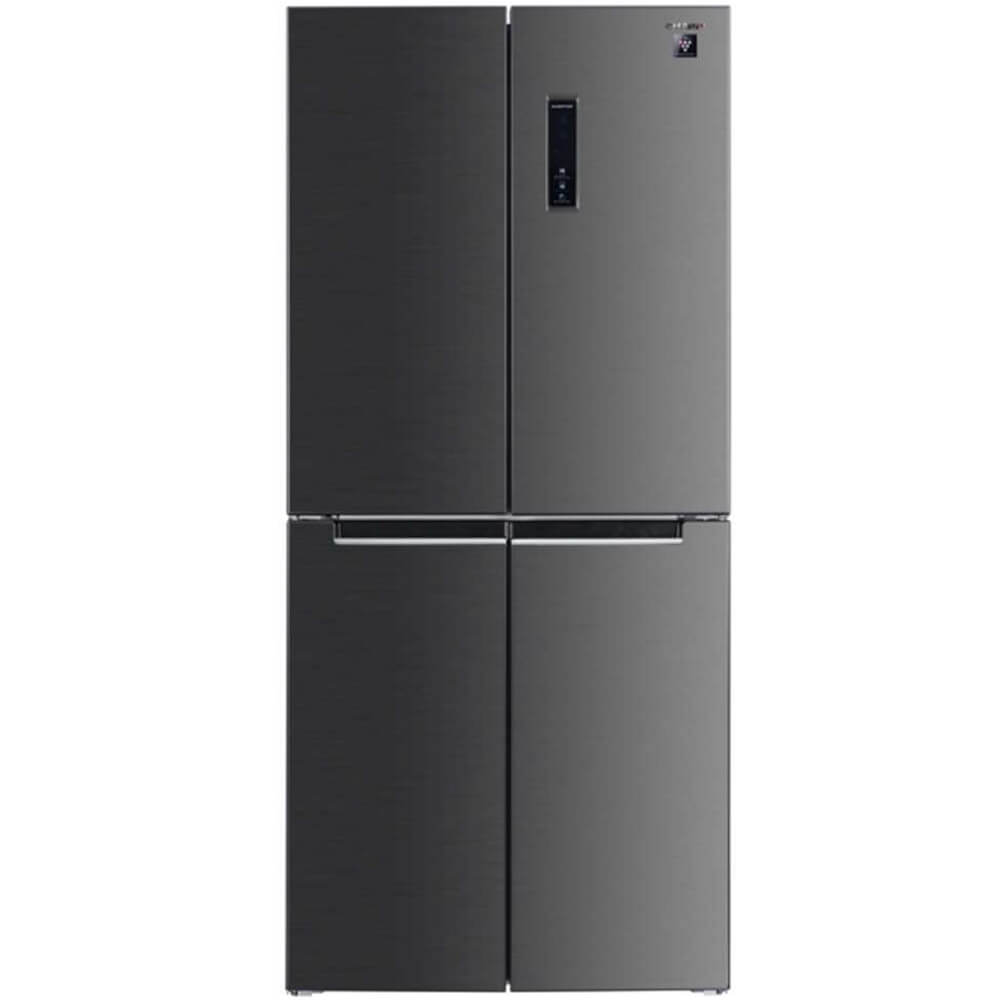 מקרר מקפיא תחתון 4 דלתות SHARP שרפ SJ-8430ID שחור