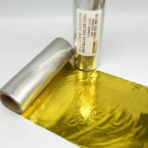 רדיד דיו (ריבון) מטאלי צהוב 110X200 מ