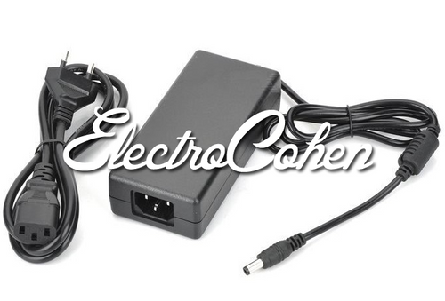 שנאי ספק כוח 9V 4A PLUG 5.5X2.5 עם חיבור USB 