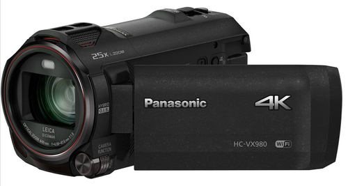 מצלמת וידאו Panasonic hc-vx980 פנסוניק