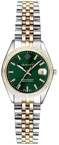 GANT G181107 Sussex Mini משובץ אבנים נשים חדש 