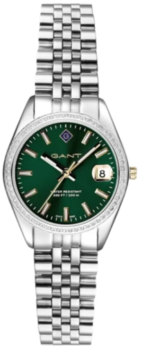 GANT G181105 Sussex Mini משובץ אבנים נשים חדש 