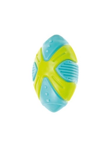 כדור רוגבי מגומי לכלב 9,5X5X5CM קטן  - IMAC