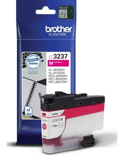 דיו אדום מקורי Brother LC-3237M בראדר (1,500 דף)