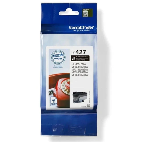 דיו שחור מקורי Brother LC-427BK בראדר (3,000 דף)