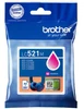 דיו אדום מקורי Brother LC-521M בראדר (500 דף)