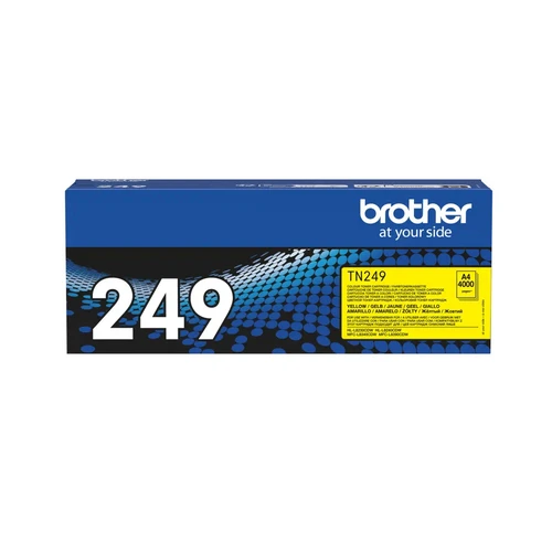 טונר צהוב מקורי Brother TN-249Y בראדר (4,000 דף)