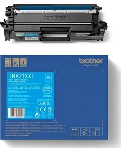 טונר כחול מקורי Brother TN-821XLC בראדר (9,000 דף)