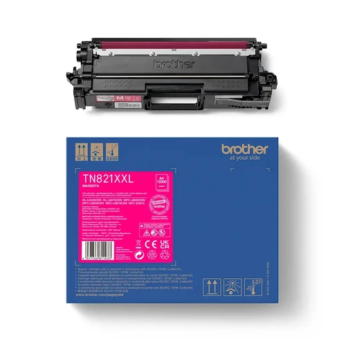טונר אדום מקורי Brother TN-821XXLM בראדר (12,000 דף)