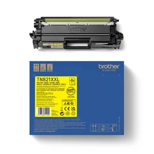 טונר צהוב מקורי Brother TN-821XXLY בראדר (12,000 דף)