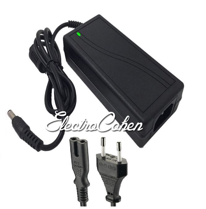 שנאי ספק כוח טרנספורמטור 15V 5A עם חיבור USB
