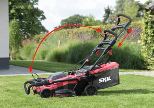 מכסחת דשא 40V(2x20V) Brushless רוחב 43 ס