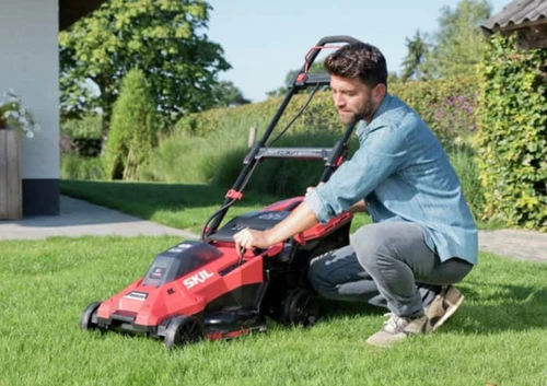 מכסחת דשא 40V(2x20V) Brushless רוחב 43 ס