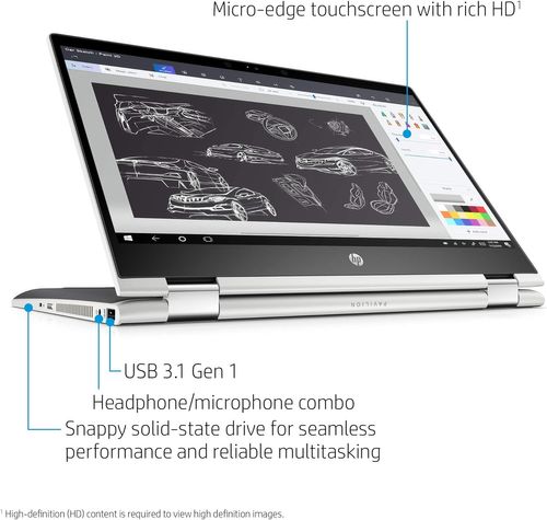 מחשב נייד HP X360 Premium Touch 14 2-in-Intel™ Ultra 5 120U 1TB NVMe 16GB Win 11Pro 64bit 3Year VIP Silver