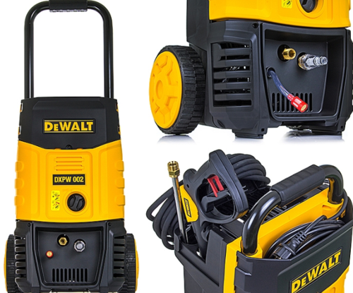 מכונת שטיפה DEWALT דגם DXPW002E חזקה במיוחד  2,800W 150BAR + הליקופטר מתנה! בשווי 500שח
