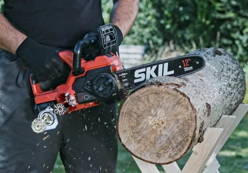 מסור שרשרת חשמלי נטען 20V Brushless להב 