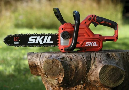 מסור שרשרת חשמלי נטען 20V Brushless להב 