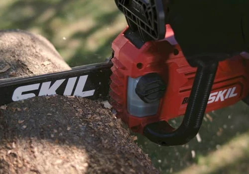 מסור שרשרת חשמלי נטען 20V Brushless להב 