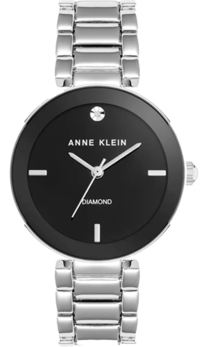 Anne Klein AK/1363BKSV שיבוץ יהלום לנשים