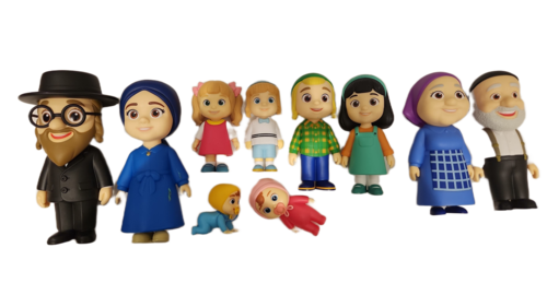 חבריה - מארז בובות ג'מבו יהודיות