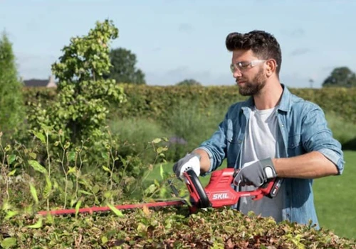 גוף גוזם גדר חיה חשמלי נטען 20V אורך להבים 55 ס
